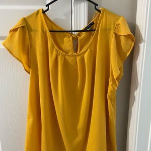 Mustard blouse